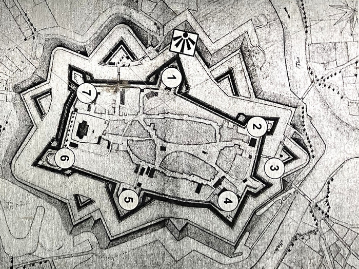 Bastionärfestung Meppen 1760 Bastionärfestung Meppen 1760